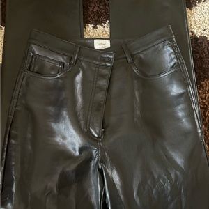 Aritzia Wilfred Leather Pants
